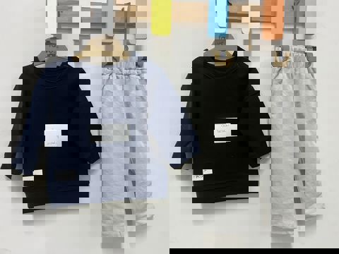 Happy Bear Süzine Nakışlı 2'li Erkek Takım