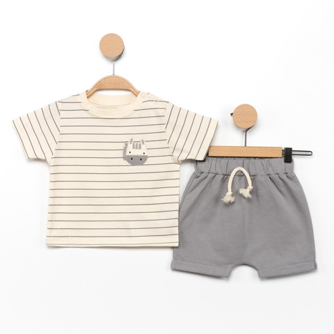 Çeşitli Hayvan Nakışlı Erkek Takım