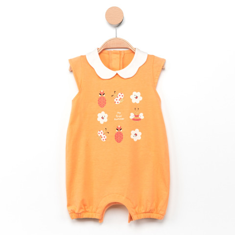 My First Summer Baskılı Çiçek Yaka Elbise — image 5