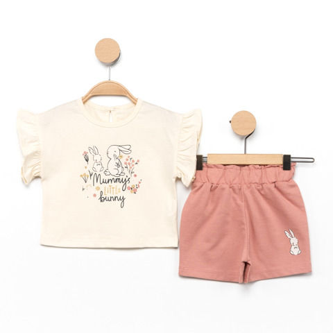 Mummy Bunny Baskılı 2'li Kız Takım — image 5